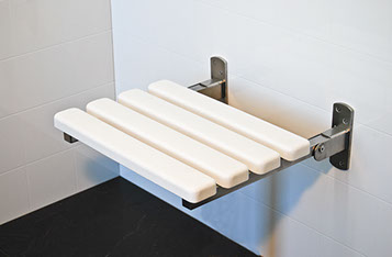 Sapphire Slatted Folding Shower Seats For Elderly And Disabled